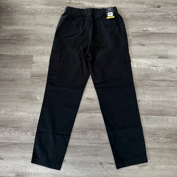 NWT GAP Twill Cargo Pants Black Women S - Picture 9 of 11